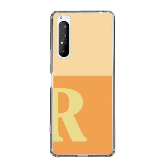 Slim Protection Case［ Original - initial two tone - R orange ］