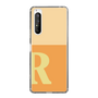 Slim Protection Case［ Original - initial two tone - R orange ］