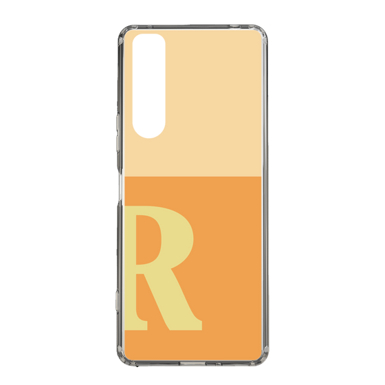 Slim Protection Case［ Original - initial two tone - R orange ］