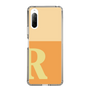 Slim Protection Case［ Original - initial two tone - R orange ］