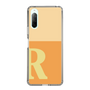Slim Protection Case［ Original - initial two tone - R orange ］