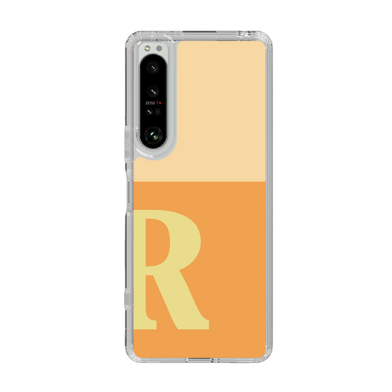 Slim Protection Case［ Original - initial two tone - R orange ］
