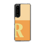 Slim Protection Case［ Original - initial two tone - R orange ］