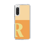 Slim Protection Case［ Original - initial two tone - R orange ］