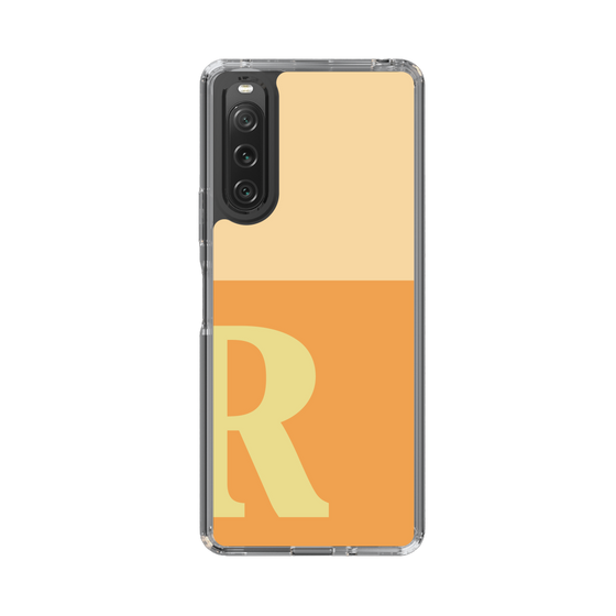 Slim Protection Case［ Original - initial two tone - R orange ］