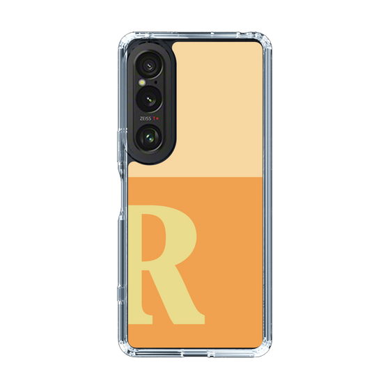 Slim Protection Case［ Original - initial two tone - R orange ］