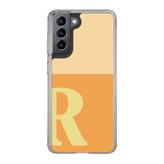 Slim Protection Case［ Original - initial two tone - R orange ］
