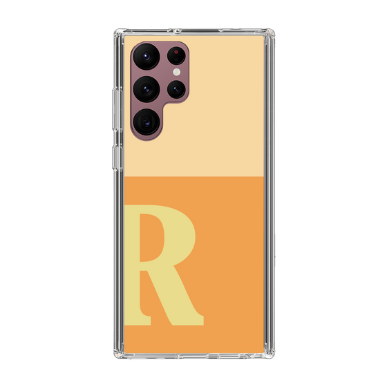 Slim Protection Case［ Original - initial two tone - R orange ］