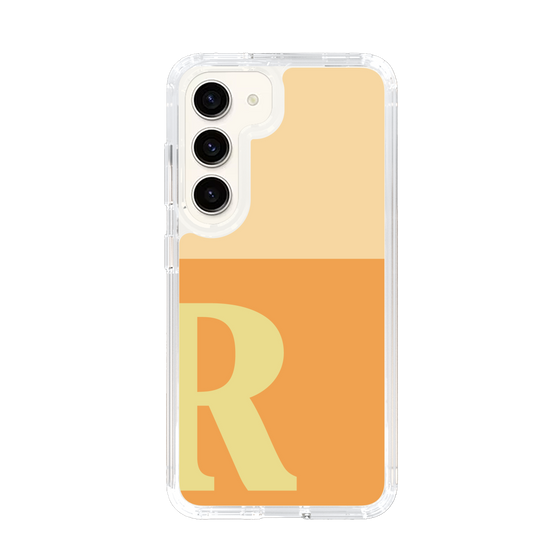 Slim Protection Case［ Original - initial two tone - R orange ］