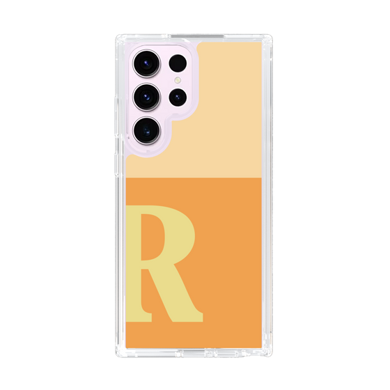 Slim Protection Case［ Original - initial two tone - R orange ］