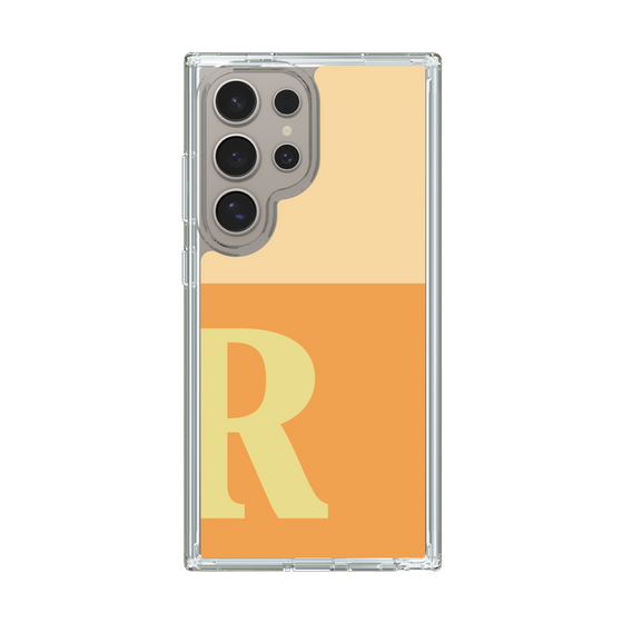 Slim Protection Case［ Original - initial two tone - R orange ］