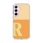 Slim Protection Case［ オリジナル - initial two tone - R orange ］