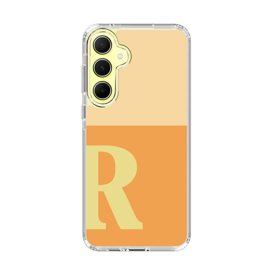 Slim Protection Case［ オリジナル - initial two tone - R orange ］