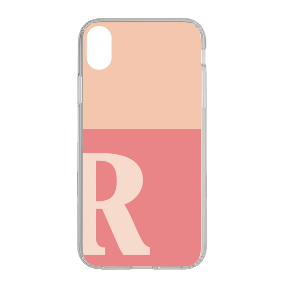 Slim Protection Case［ Original - initial two tone - R pink ］
