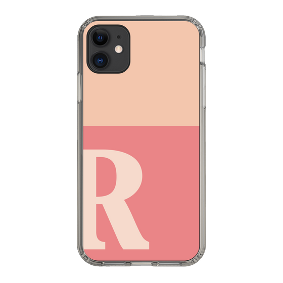 Slim Protection Case［ Original - initial two tone - R pink ］