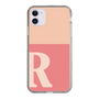 Slim Protection Case［ Original - initial two tone - R pink ］