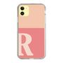 Slim Protection Case［ Original - initial two tone - R pink ］