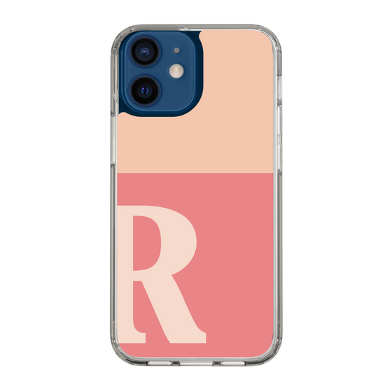 Slim Protection Case［ Original - initial two tone - R pink ］