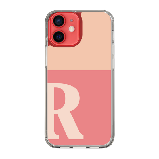 Slim Protection Case［ Original - initial two tone - R pink ］