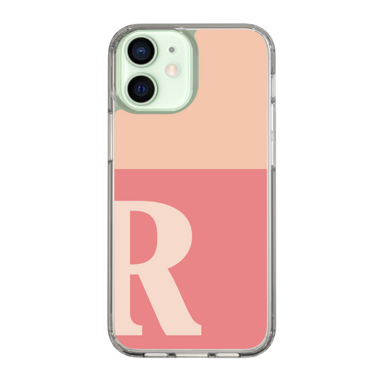 Slim Protection Case［ Original - initial two tone - R pink ］