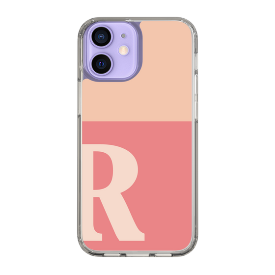 Slim Protection Case［ Original - initial two tone - R pink ］