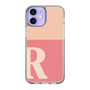 Slim Protection Case［ Original - initial two tone - R pink ］