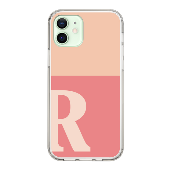 Slim Protection Case［ Original - initial two tone - R pink ］