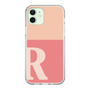 Slim Protection Case［ Original - initial two tone - R pink ］