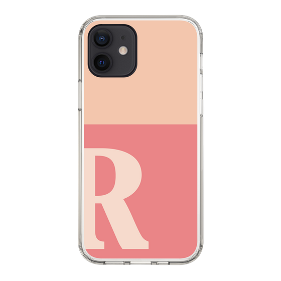 Slim Protection Case［ Original - initial two tone - R pink ］