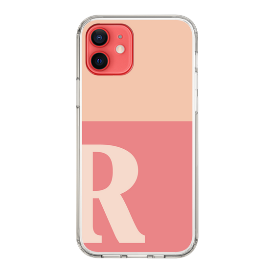 Slim Protection Case［ Original - initial two tone - R pink ］