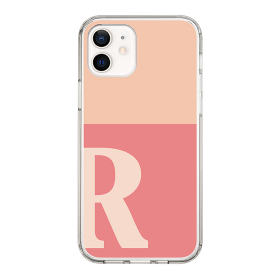Slim Protection Case［ Original - initial two tone - R pink ］