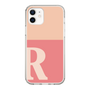 Slim Protection Case［ Original - initial two tone - R pink ］