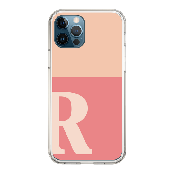 Slim Protection Case［ Original - initial two tone - R pink ］