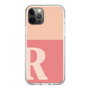 Slim Protection Case［ Original - initial two tone - R pink ］