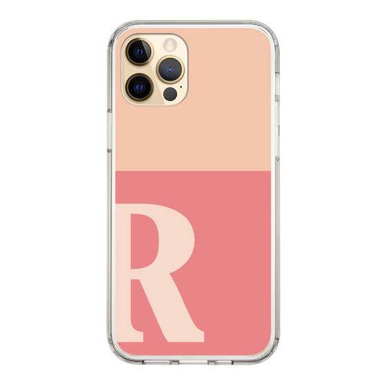 Slim Protection Case［ Original - initial two tone - R pink ］