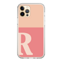 Slim Protection Case［ Original - initial two tone - R pink ］