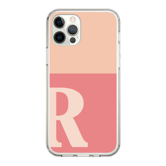 Slim Protection Case［ Original - initial two tone - R pink ］