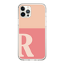 Slim Protection Case［ Original - initial two tone - R pink ］