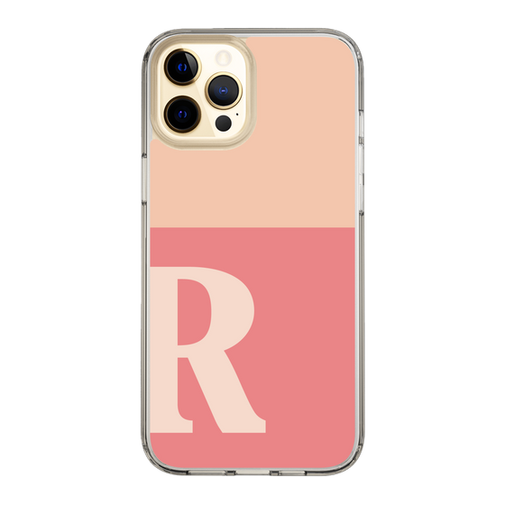 Slim Protection Case［ Original - initial two tone - R pink ］