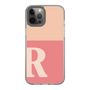 Slim Protection Case［ Original - initial two tone - R pink ］