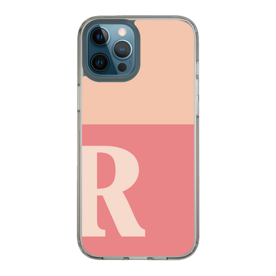 Slim Protection Case［ Original - initial two tone - R pink ］