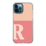 Slim Protection Case［ Original - initial two tone - R pink ］