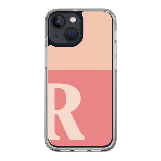 Slim Protection Case［ Original - initial two tone - R pink ］