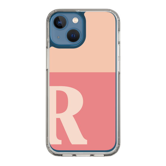 Slim Protection Case［ Original - initial two tone - R pink ］