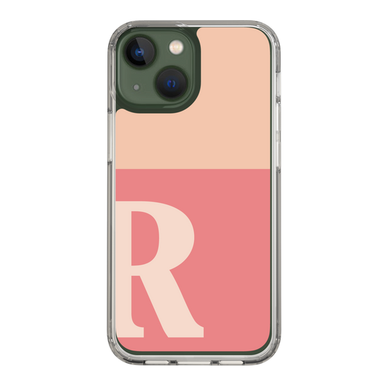 Slim Protection Case［ Original - initial two tone - R pink ］