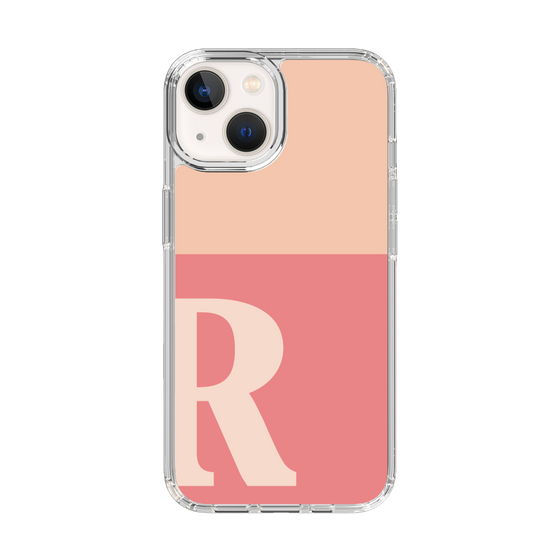 Slim Protection Case［ Original - initial two tone - R pink ］
