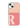 Slim Protection Case［ Original - initial two tone - R pink ］