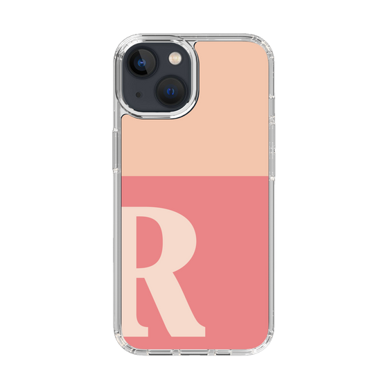 Slim Protection Case［ Original - initial two tone - R pink ］