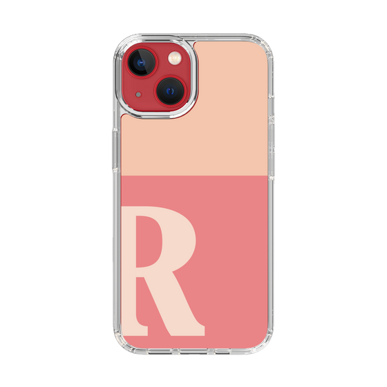 Slim Protection Case［ Original - initial two tone - R pink ］