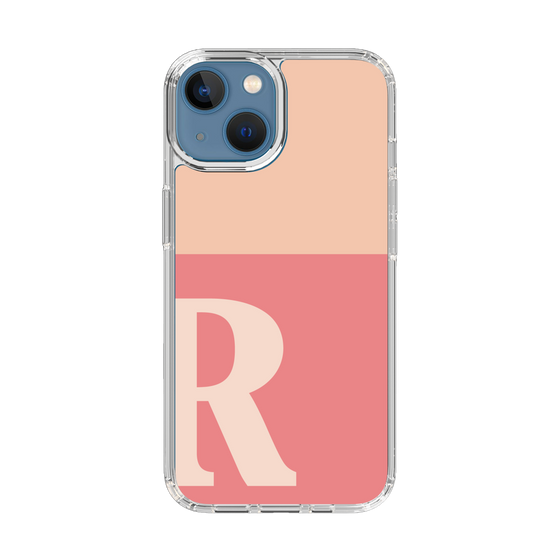 Slim Protection Case［ Original - initial two tone - R pink ］